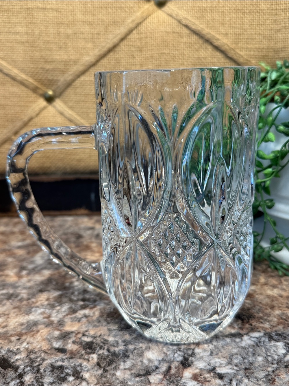 Crystal Mug with Textured Pattern - Picture 9 of 9